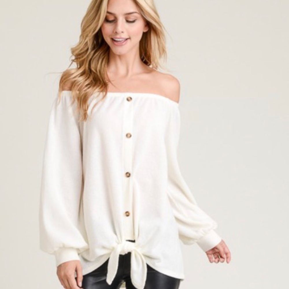 Off the shoulder top